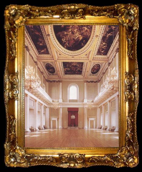 framed  Peter Paul Rubens Interior of the Banquetiong House (mk01), ta009-2